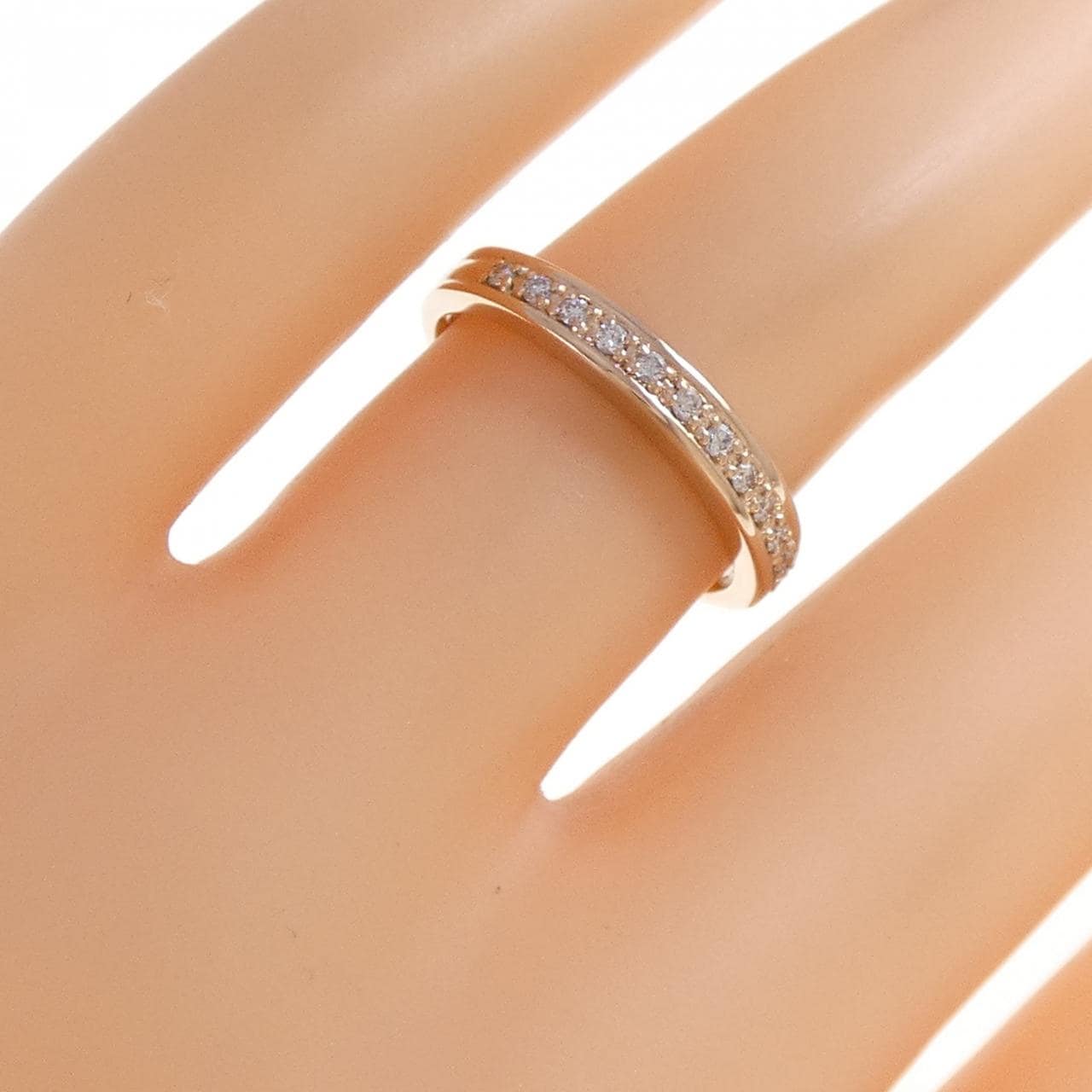 K18PG ダイヤモンド リング 0.10CT
