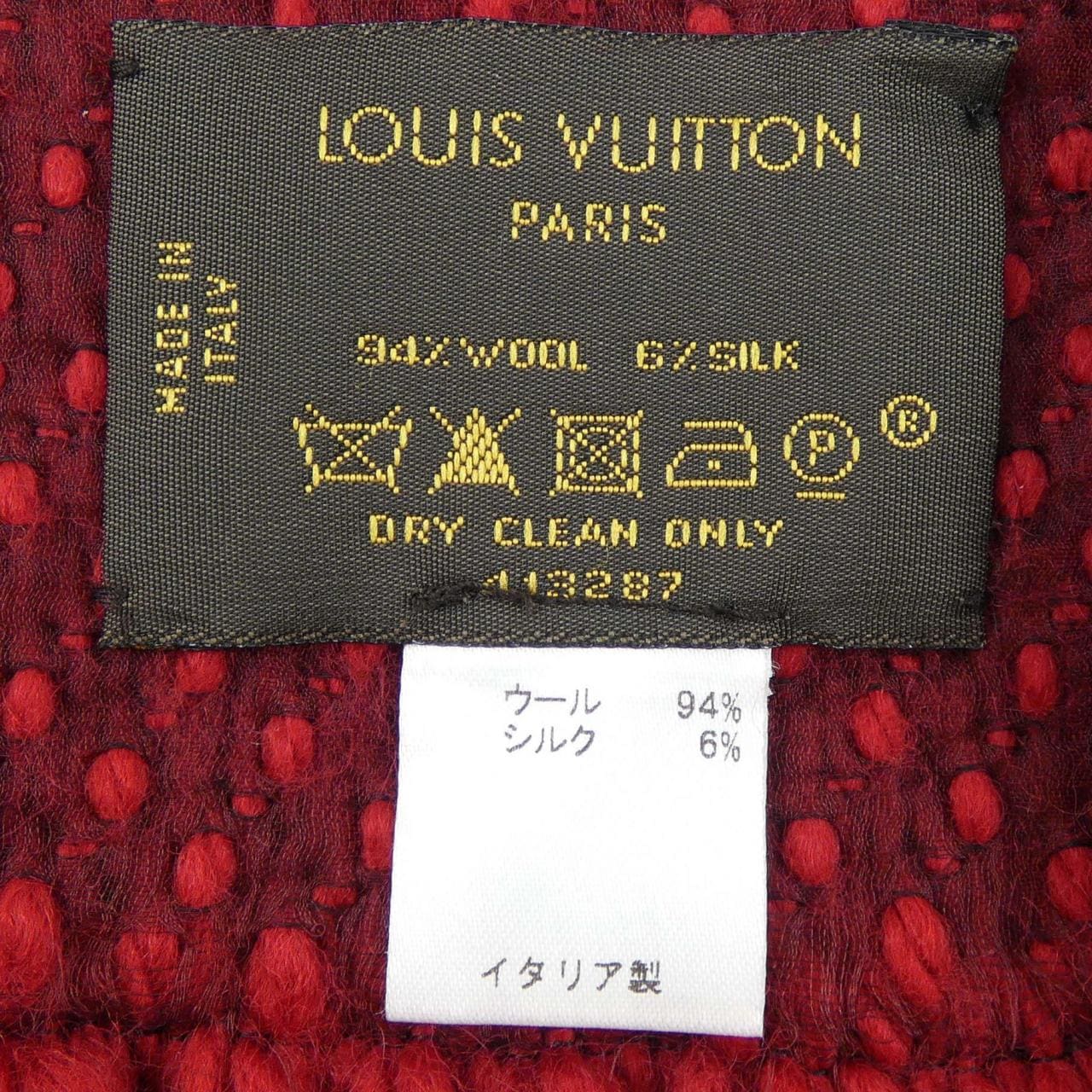 ルイヴィトン LOUIS VUITTON エシャルプ ロゴマニア M72432 MUFFLER