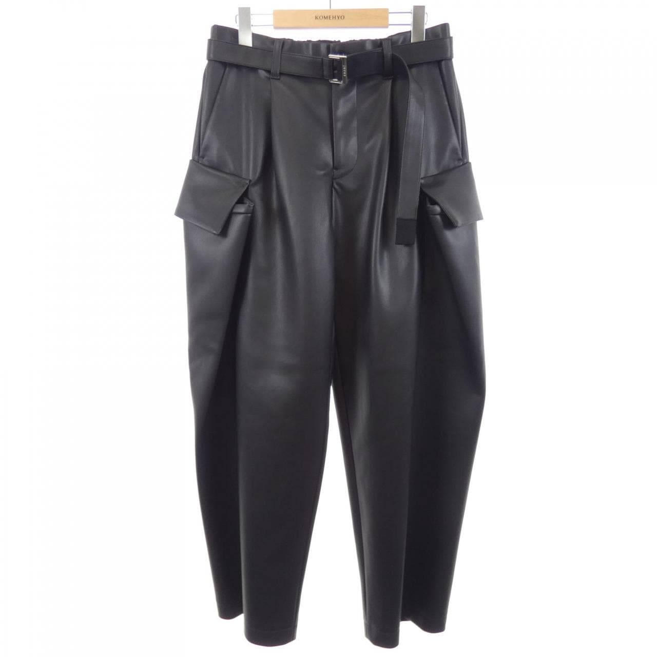 サカイ SACAI FAUX LEATHER PANTS 25-03750M パンツ