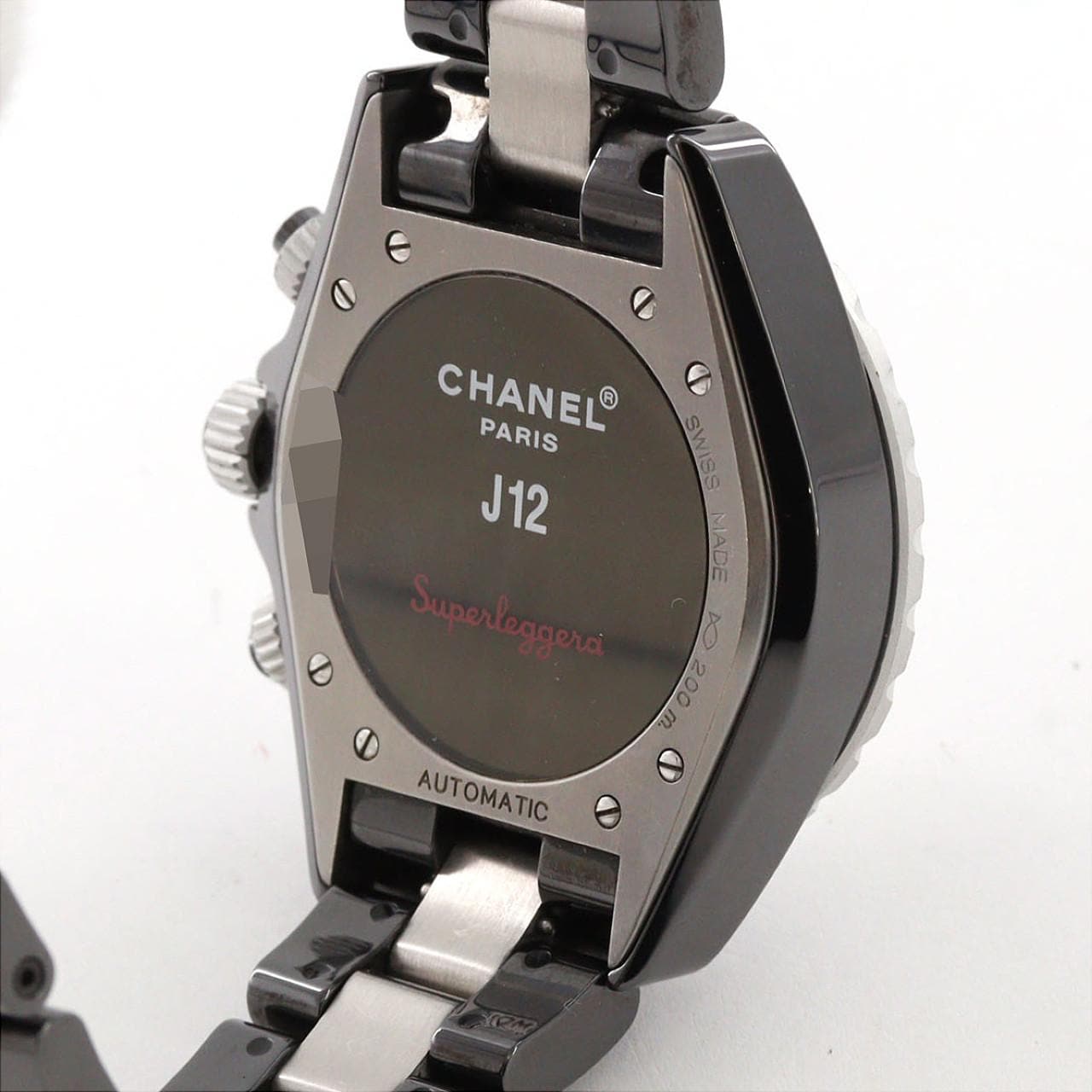 【ノーメンテナンス還元価格】シャネル J12スーパーレッジェーラクロノグラフ H1624 セラミックxアルミニウム 自動巻