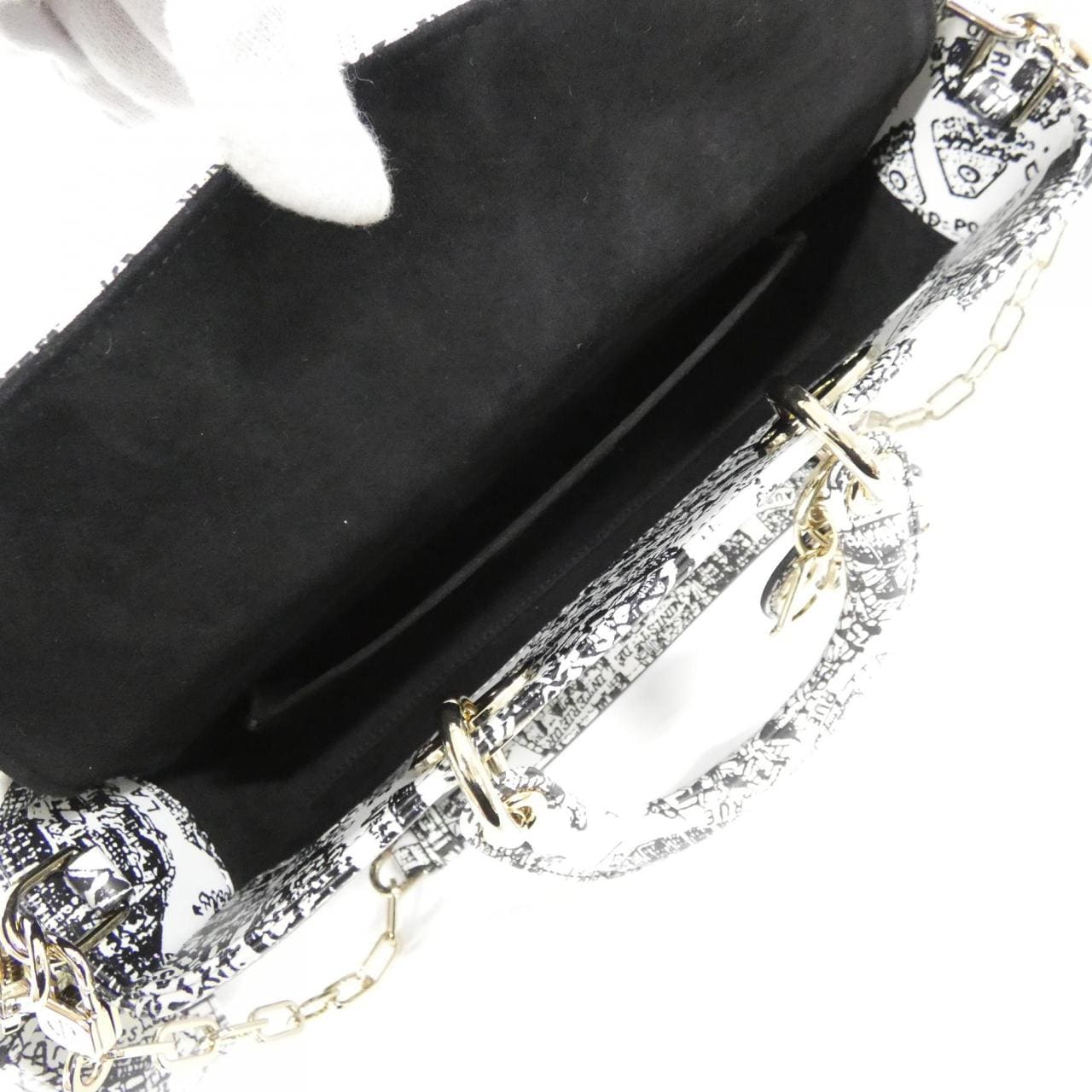 クリスチャンディオール PLAN DE PARIS レディ Dジョイ ミディアム バッグ