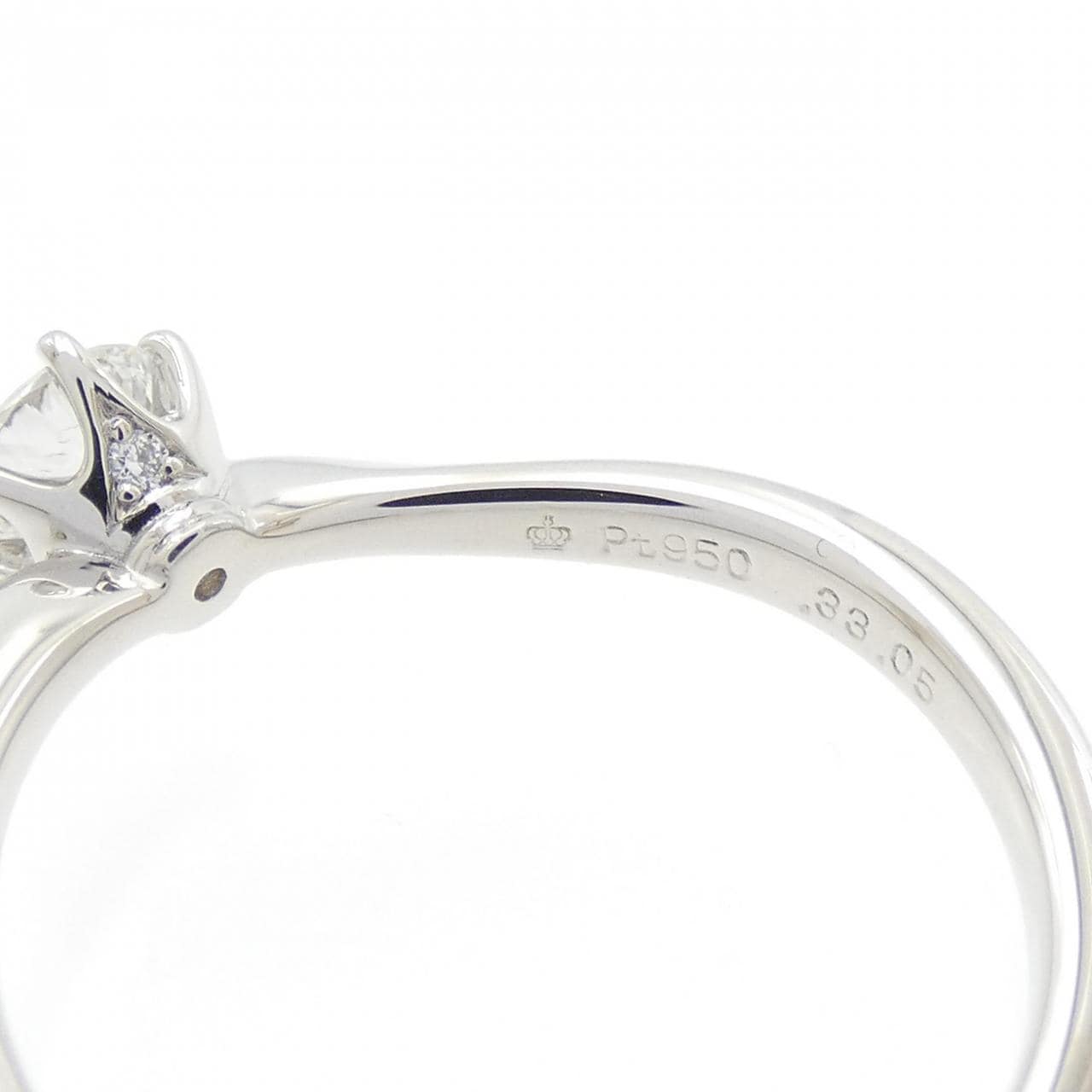 ロイヤル アッシャー ダイヤモンド リング 0.33CT
