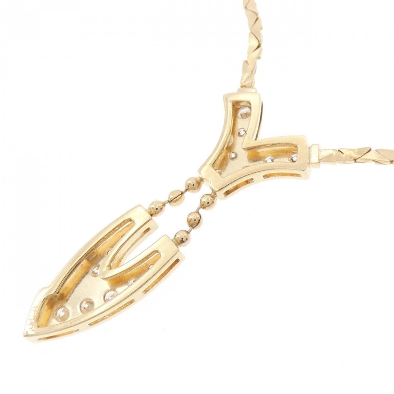 K18YG ダイヤモンド ネックレス 0.32CT