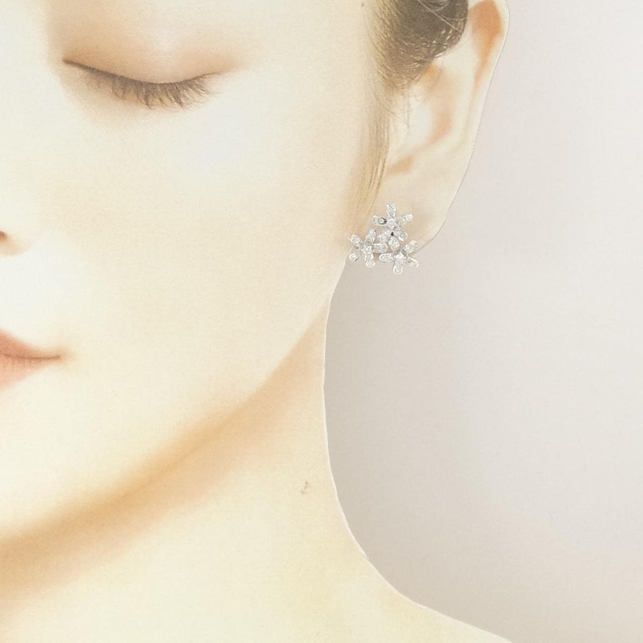 コメ兵｜K18WG/750WG ダイヤモンド ピアス 0.80CT｜ジュエリー｜ピアス