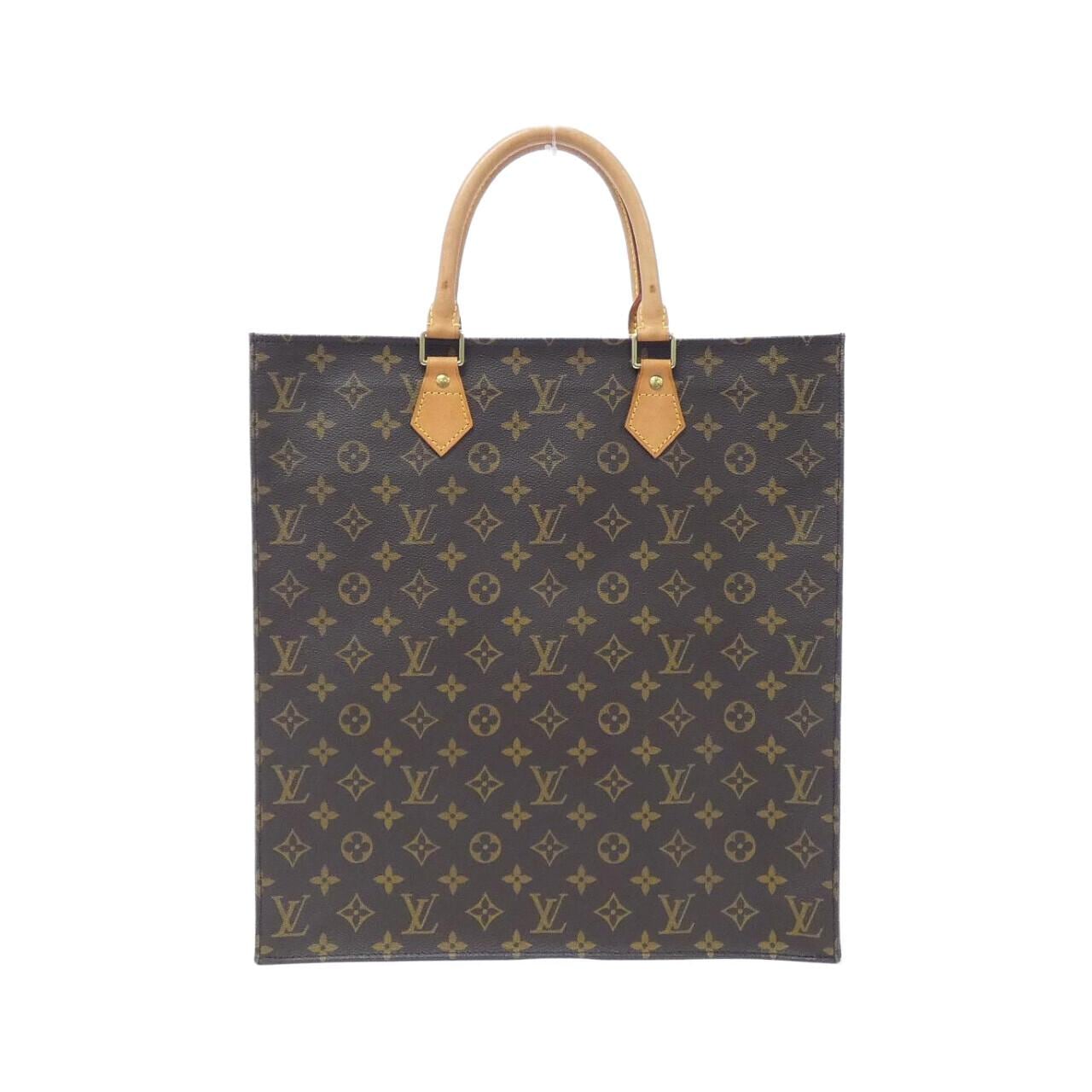 LOUIS VUITTON Monogram Sac Plat M51140 Bag