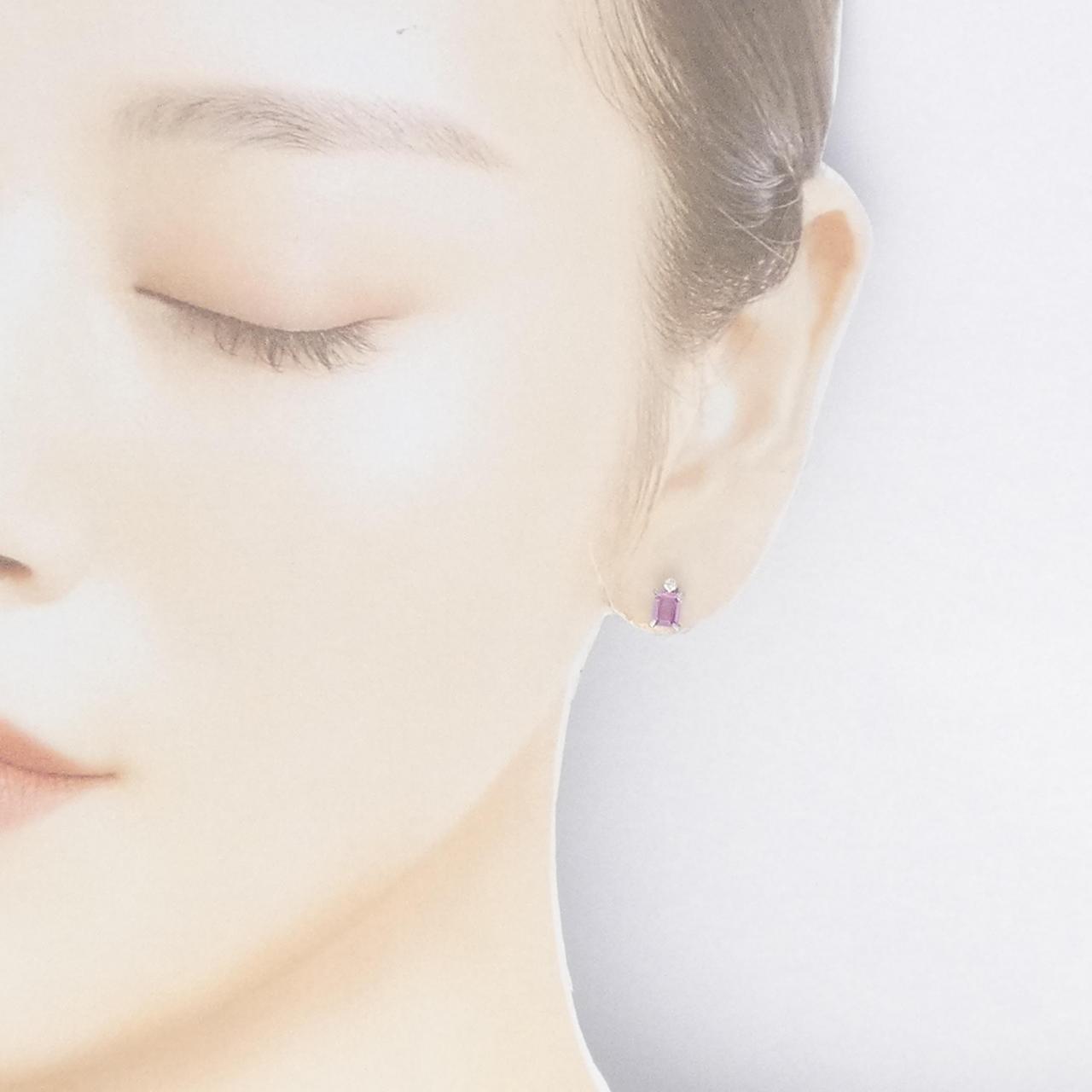 [Remake] PT Sapphire Earrings 0.69CT