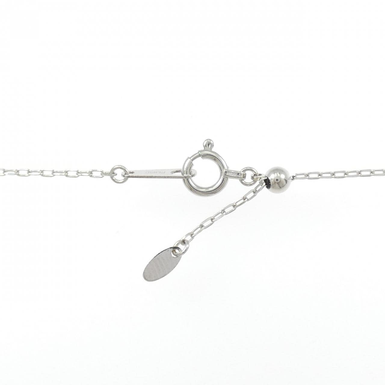 PT900/PT850 ダイヤモンド ネックレス 0.718CT H SI2 ハートシェイプ