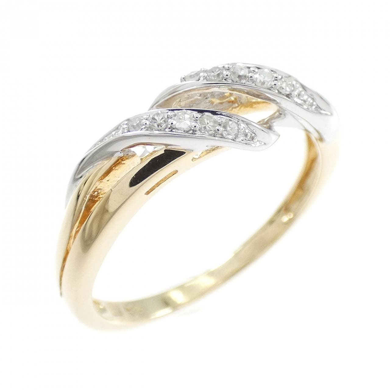 K14YG/K14WG ダイヤモンド リング