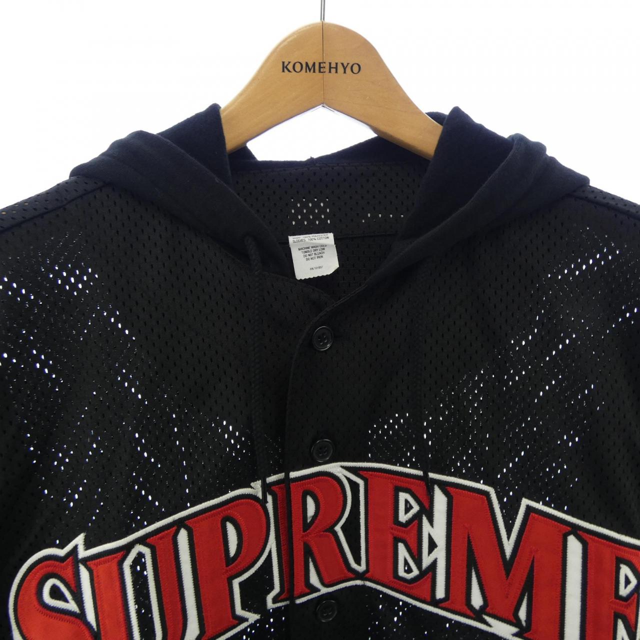 シュプリーム SUPREME MESH HOODED L/S BASE パーカー
