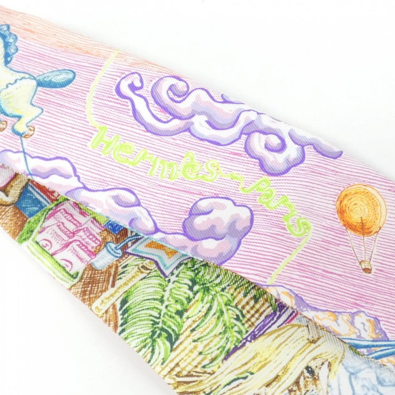 【未使用品】エルメス CITY OF LIGHT ツイリー 064103S スカーフ