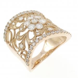 K18PG ダイヤモンド リング 1.00CT