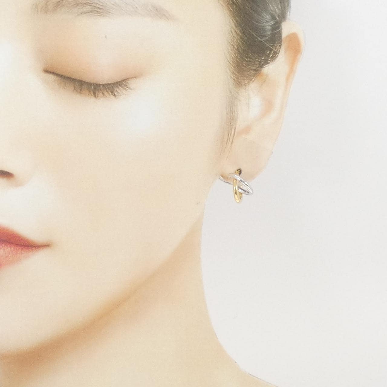 K18YG/K18WG ピアス