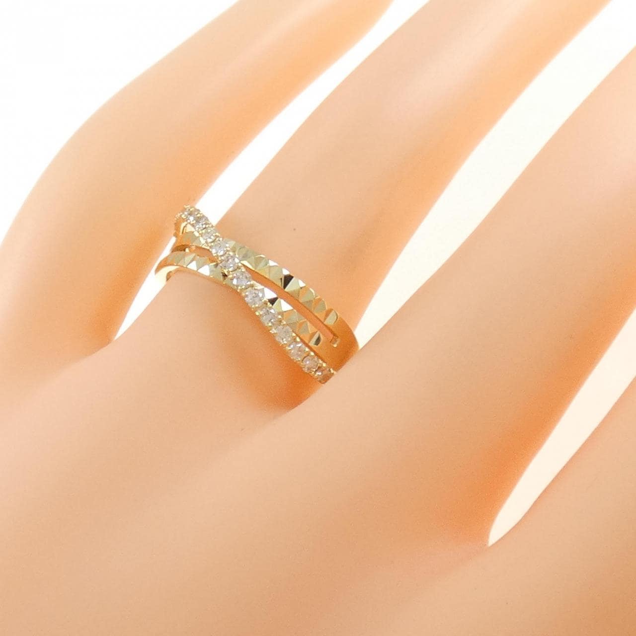 [新品] K18YG钻石0.23CT