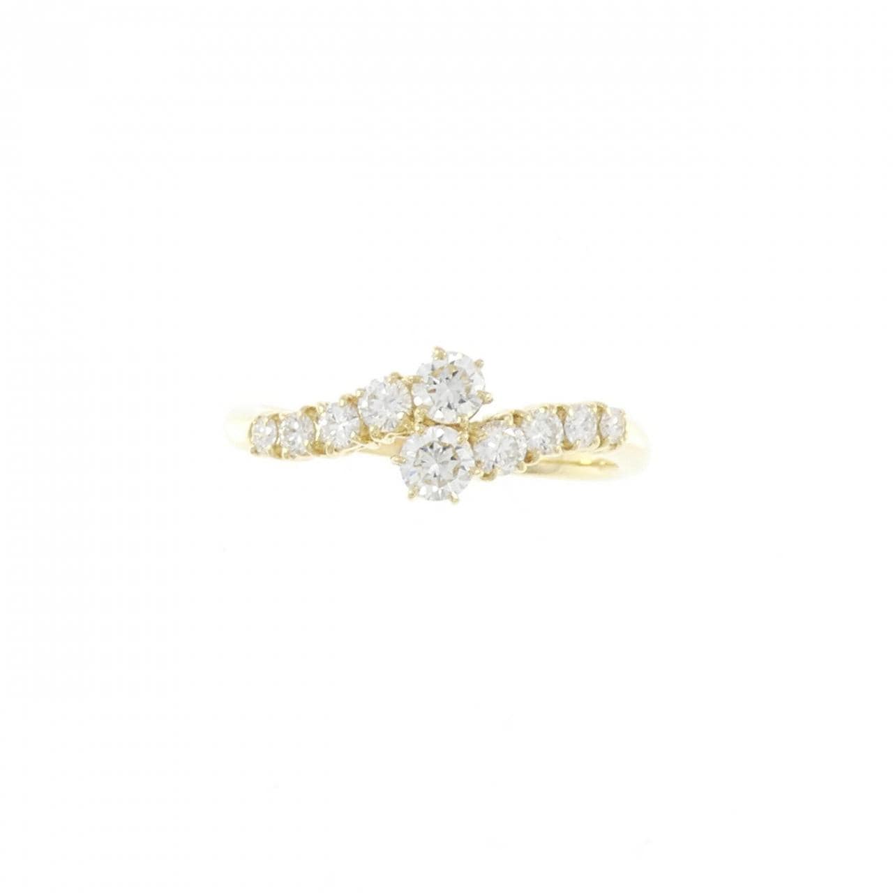 K18YG ダイヤモンド リング 0.54CT