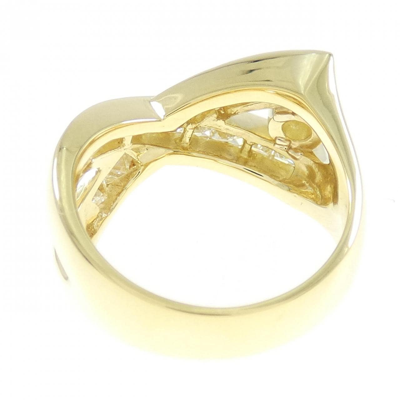 K18YG ダイヤモンド リング 1.63CT