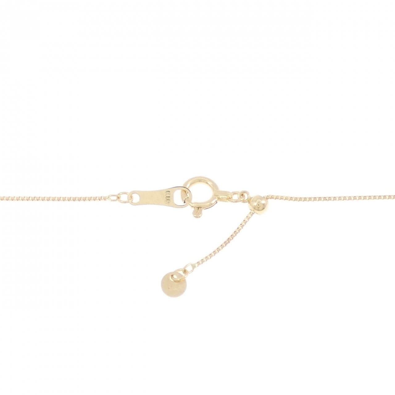 K18YG ハート ダイヤモンド ネックレス