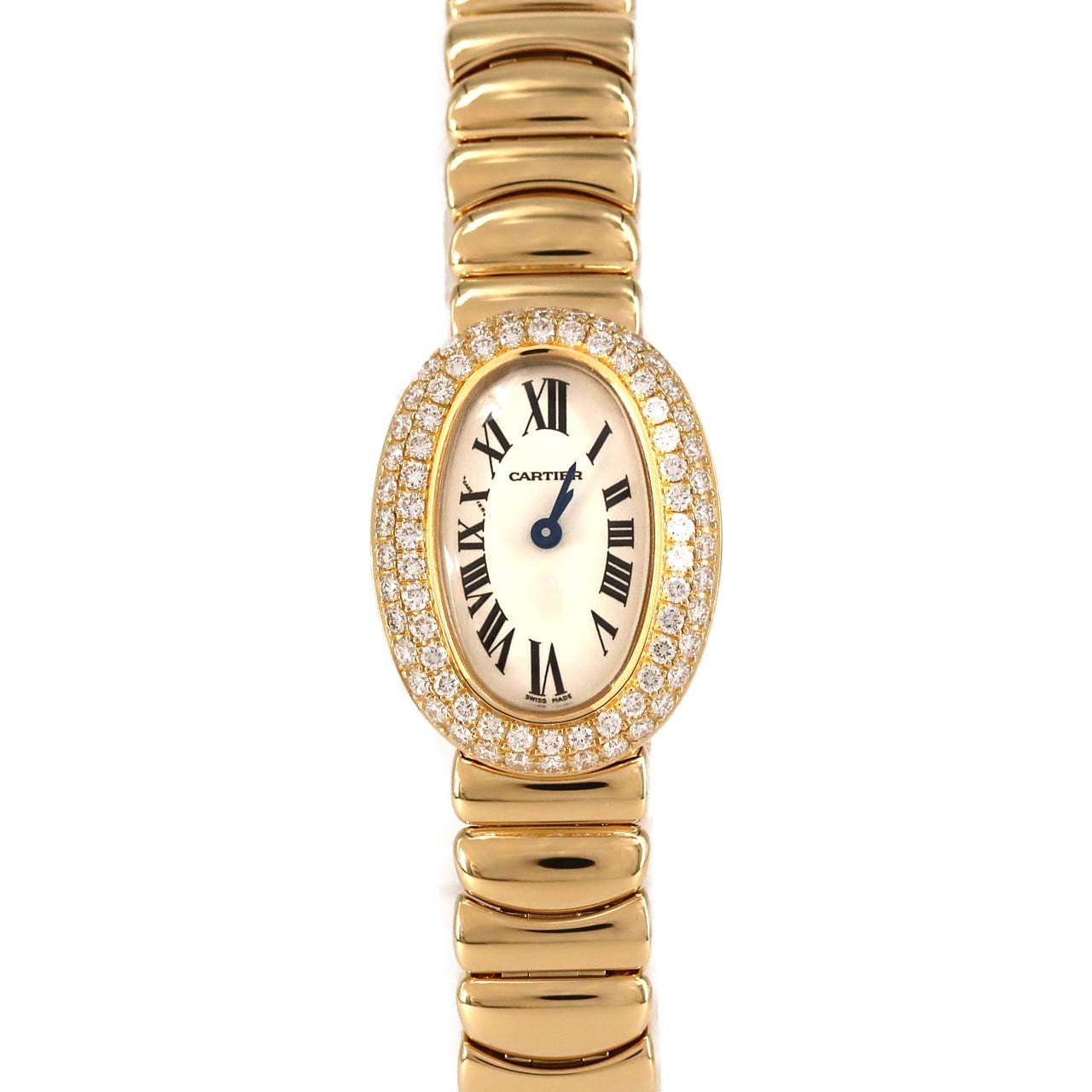 カルティエ ミニベニュワール YG/2D WB5094W1 YG クォーツ