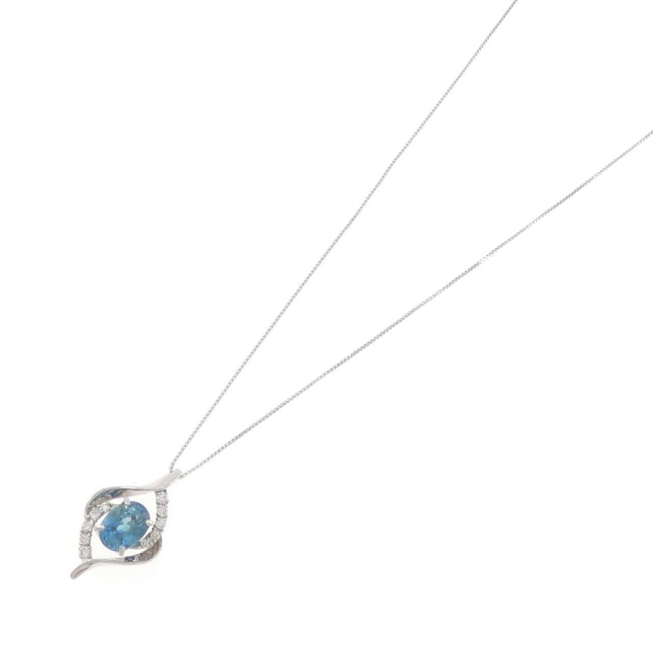PT900/PT850 ジルコン ネックレス 2.53CT