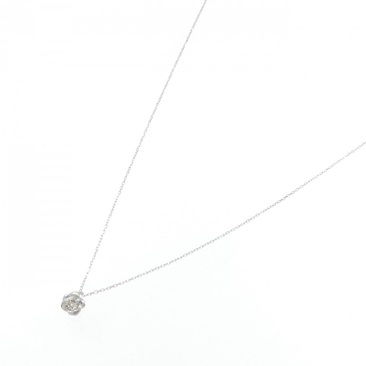 K10WG ダイヤモンド ネックレス 0.05CT