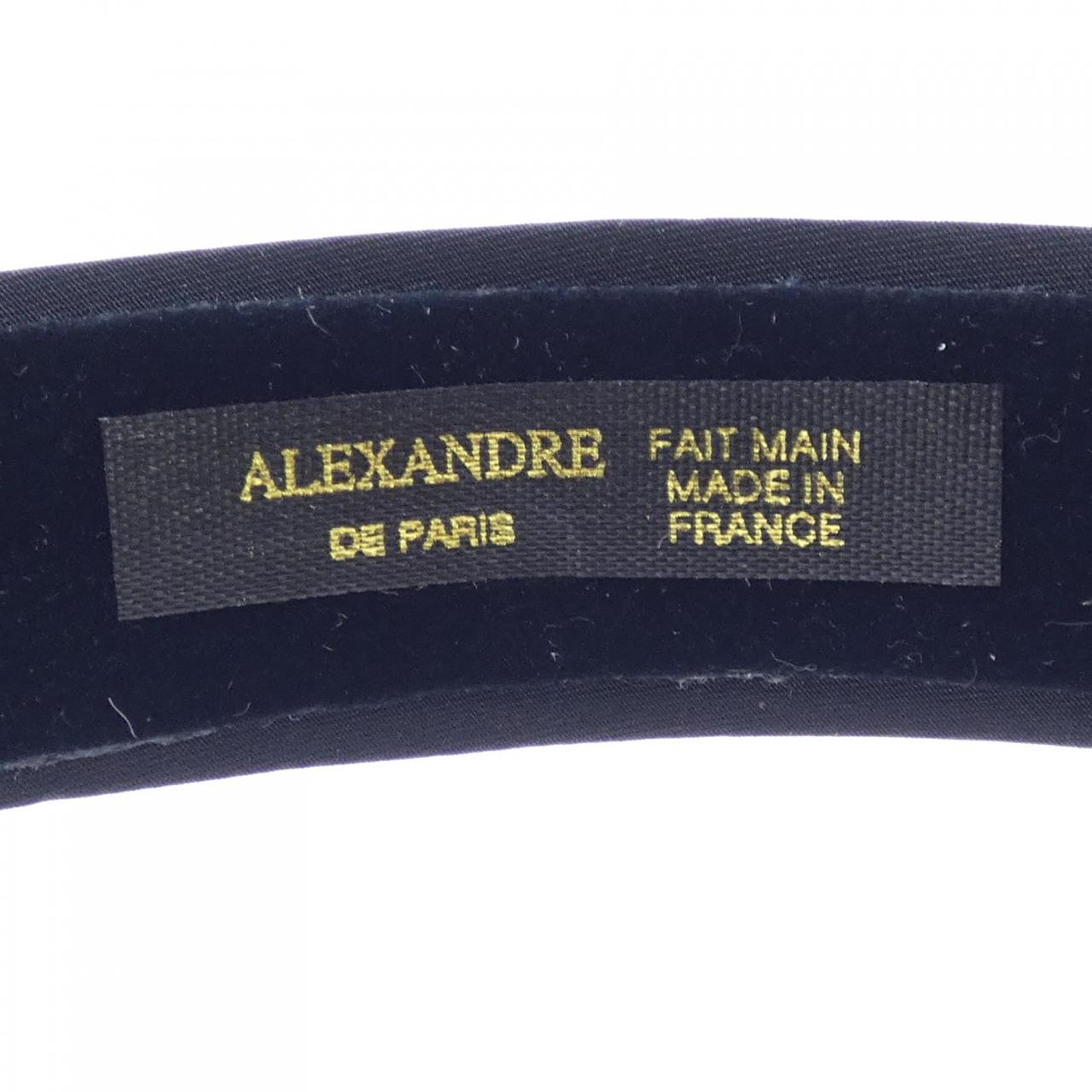 ALEXANDRE DE PARIS Black Ribbon HAIR ACCESSORIES