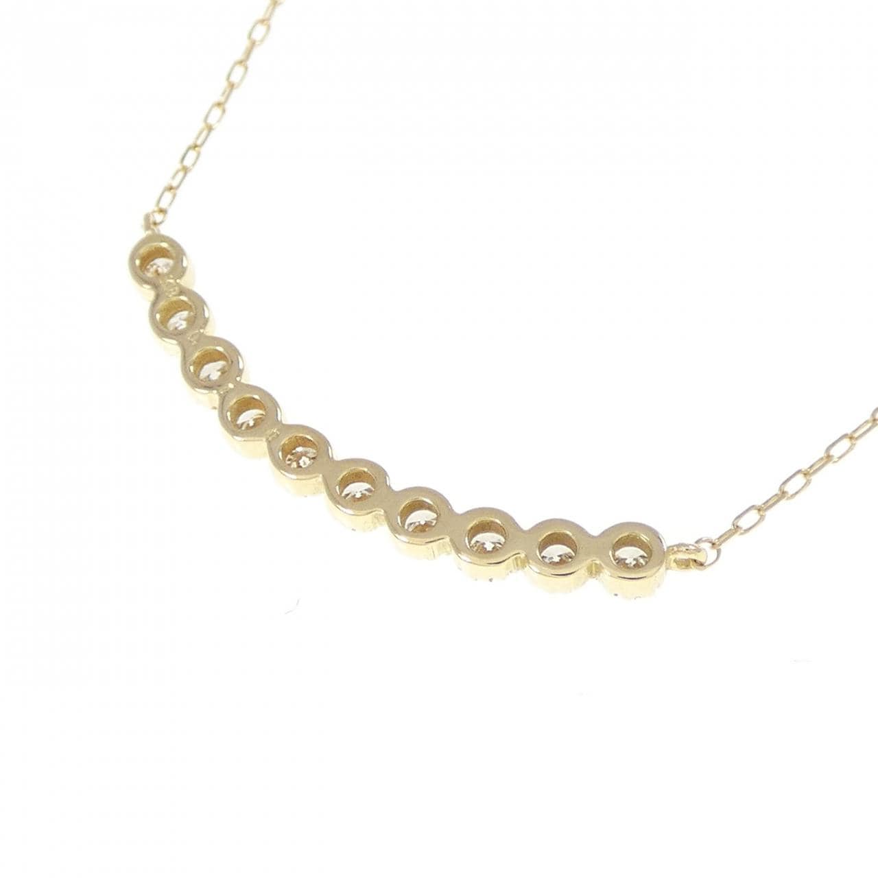 K18YG ダイヤモンド ネックレス 0.10CT