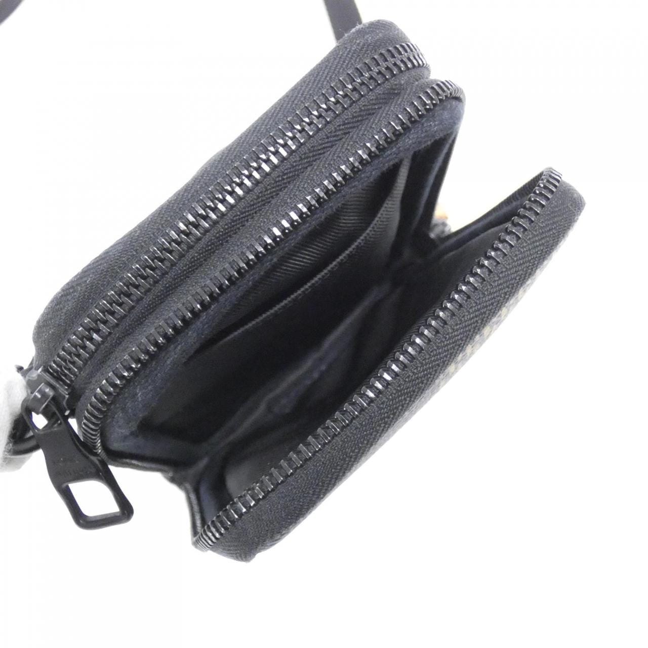 ルイヴィトン ダミエ ジャイアント(LVスクエアード) ダブル フォン ポーチ N40377 ショルダーバッグ