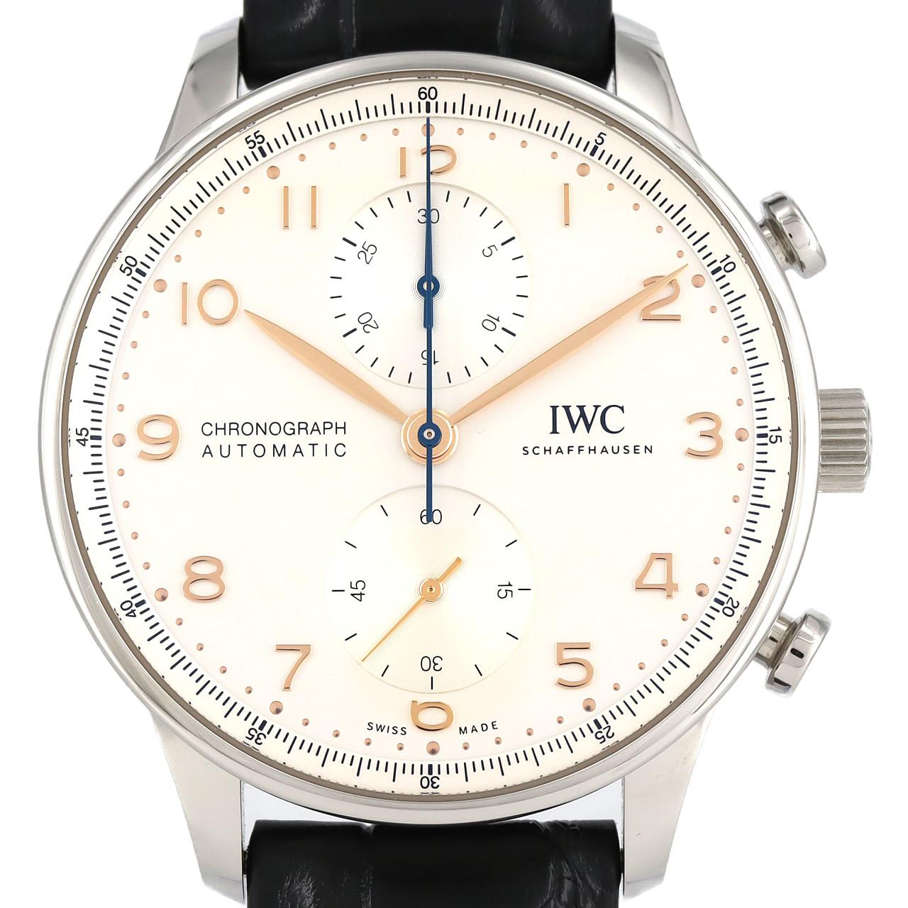 IWC 葡萄牙計時碼表 IW371604 SS自動上弦