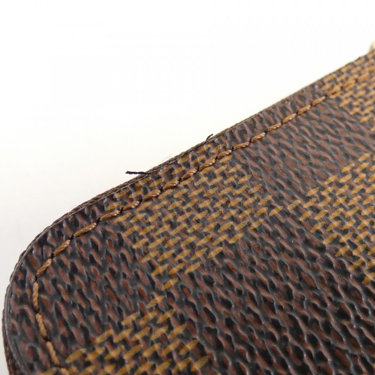 LOUIS VUITTON Damier拉链零钱包 N63070 零INCASE