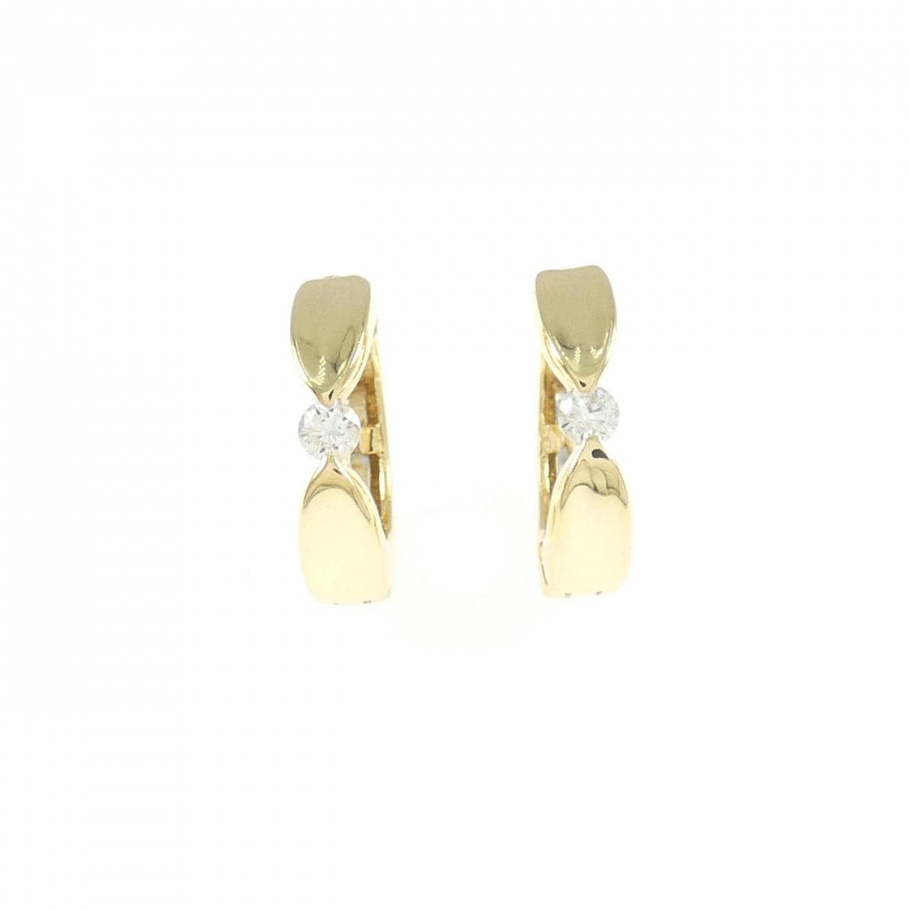K18YG ダイヤモンド イヤリング 0.10CT