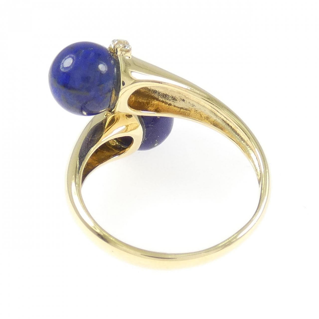 K18YG ラピスラズリ リング