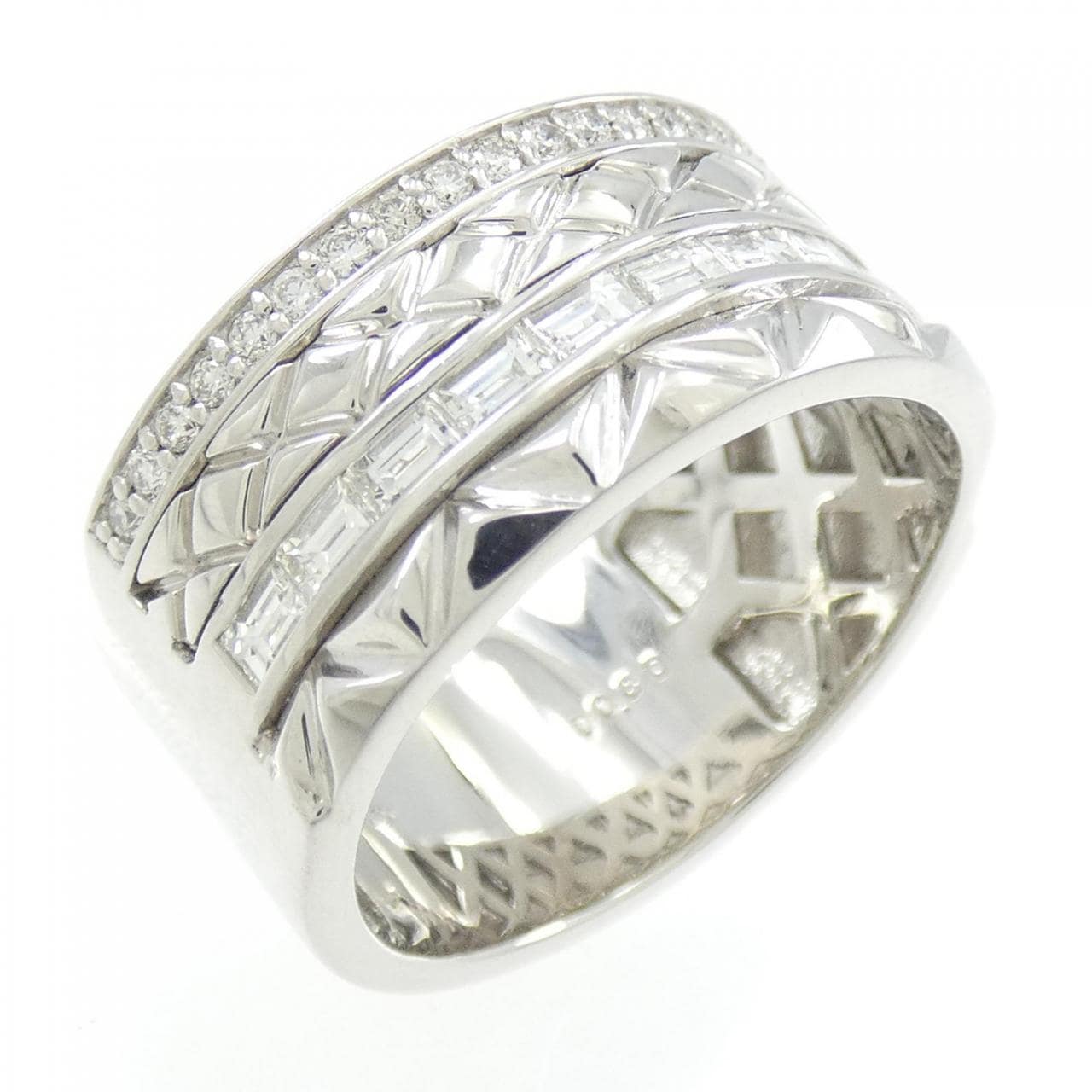 【新品】PT ダイヤモンド リング 0.80CT