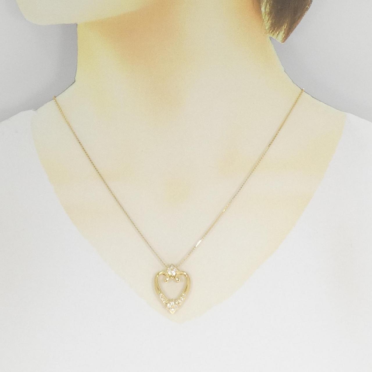 K18YG ダイヤモンド ネックレス 0.25CT