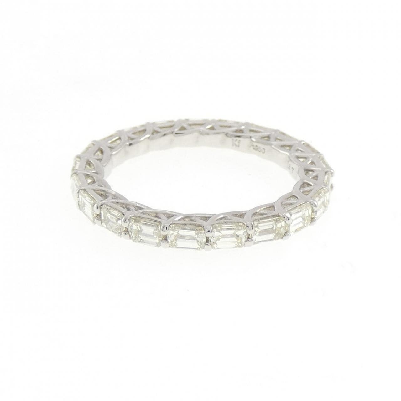 【新品】PT950 フルエタニティ ダイヤモンド リング 1.87CT
