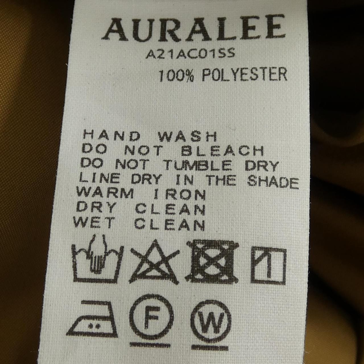 オーラリー AURALEE A21AC01SS コート