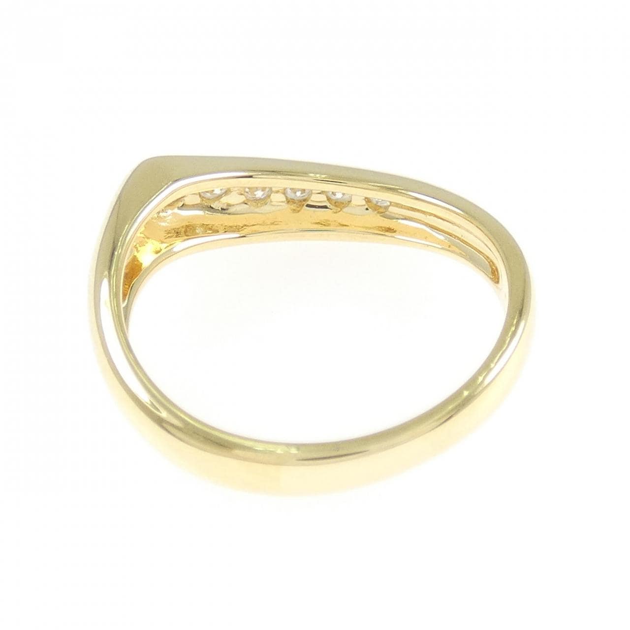 K18YG ダイヤモンド リング 0.12CT