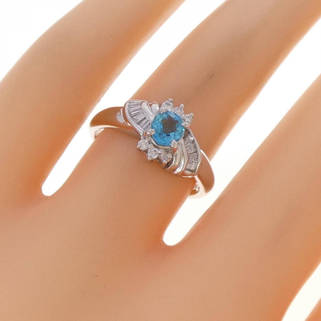 PT900 パライバトルマリン リング 0.34CT