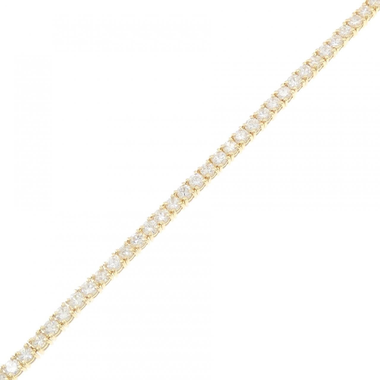 K18YG ダイヤモンド ブレスレット 3.62CT