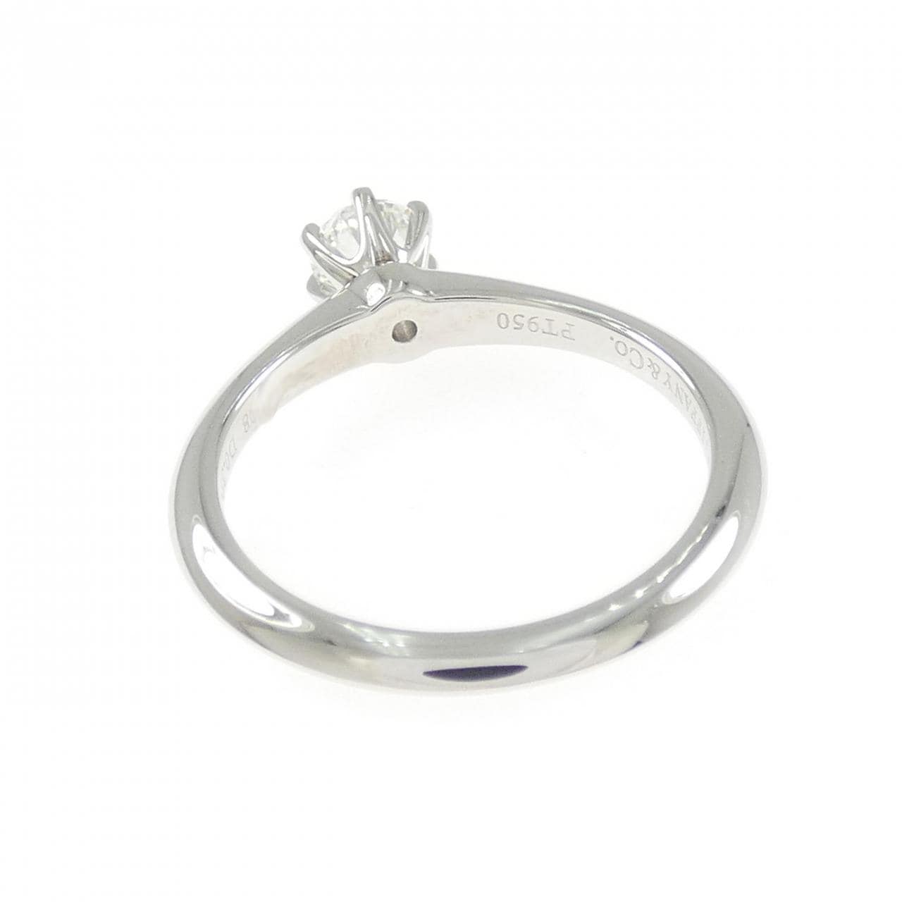 ティファニー クラシックソリティア リング 0.39CT F VVS1 3EXT