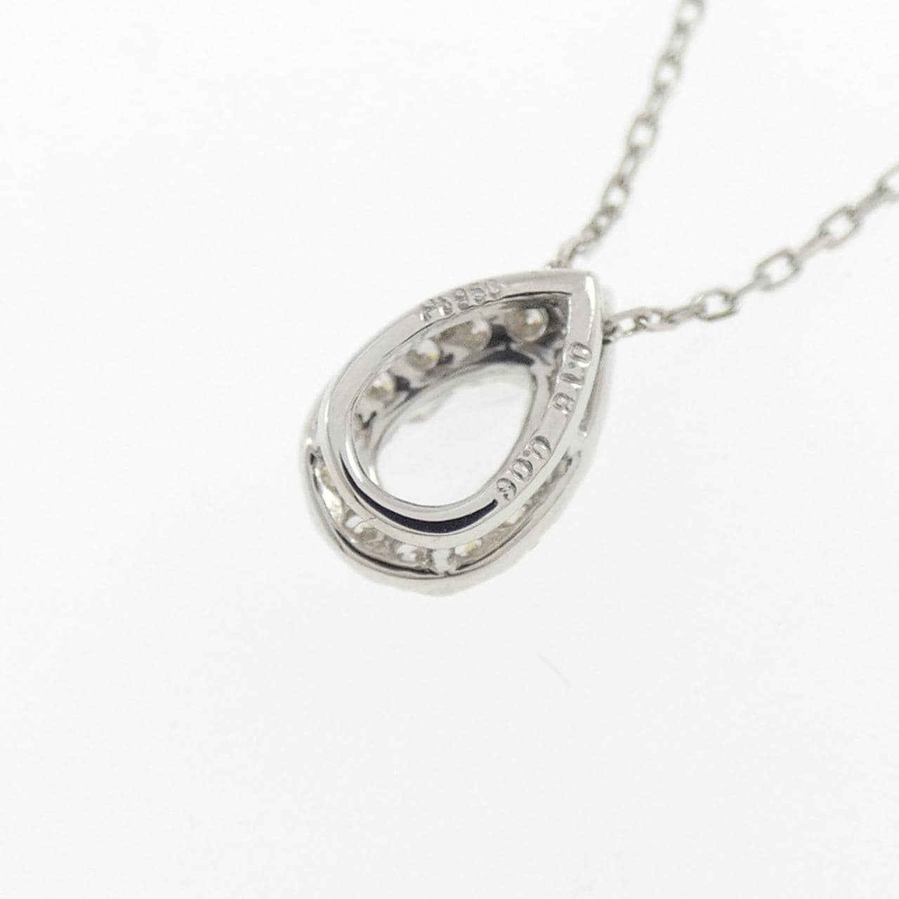 PT950/PT850 ダイヤモンド ネックレス 0.18CT