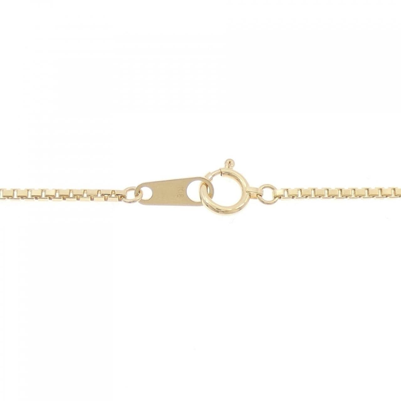K18YG ローズ ダイヤモンド ネックレス 0.26CT