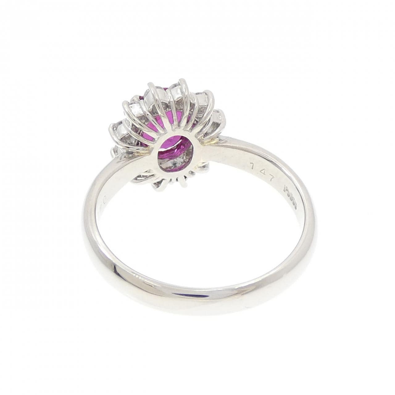 PT900 ルビー リング 1.47CT
