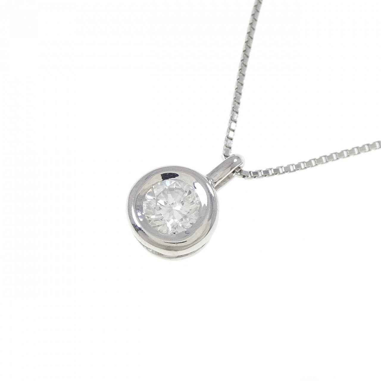 PT900/PT850 ダイヤモンド ネックレス 0.30CT