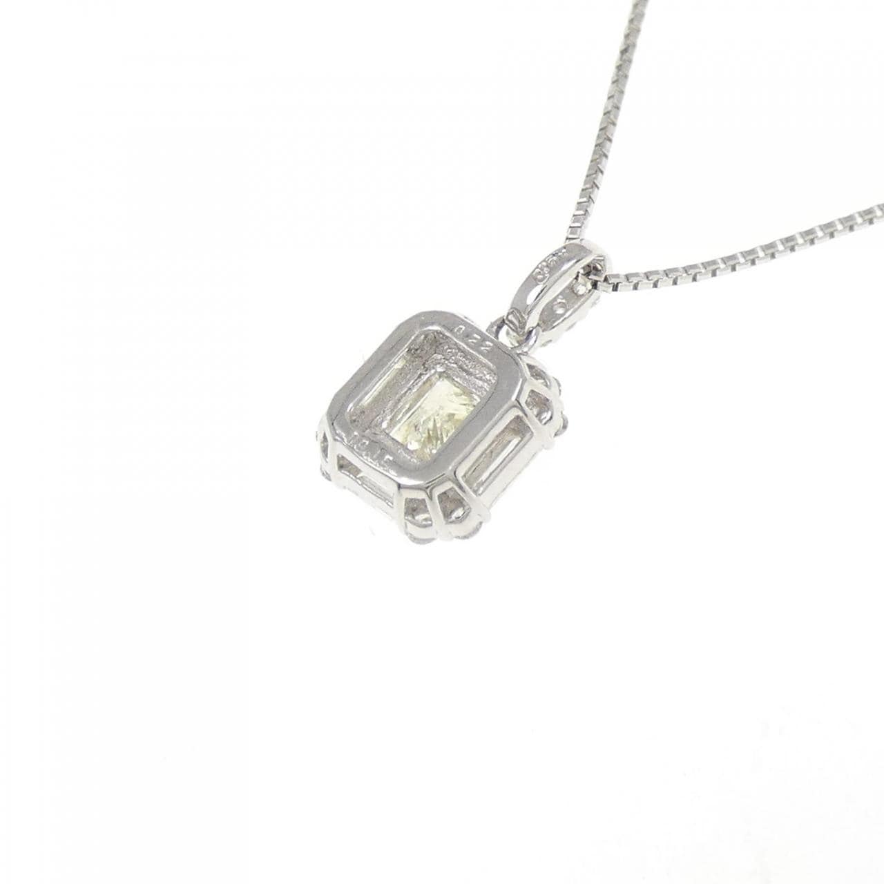 【新品】PT ダイヤモンド ネックレス 0.22CT