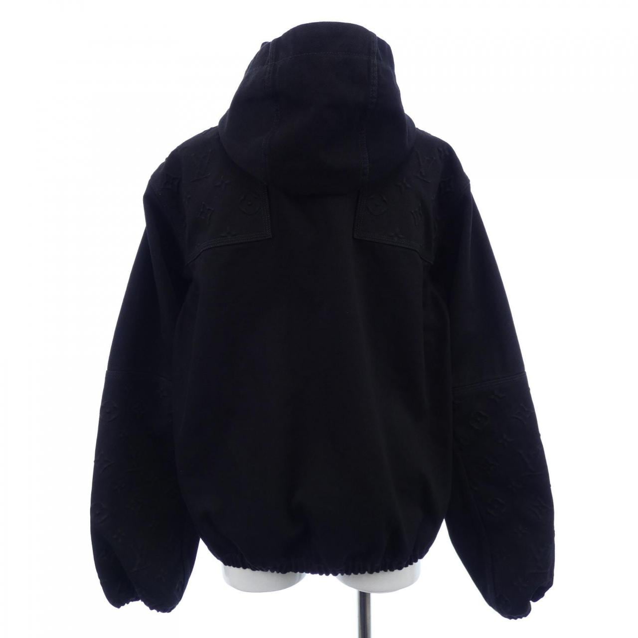 ルイヴィトン LOUIS VUITTON モノグラムディテールフーデッドデニムジャケット HNA10WOK4 デニムジャケット