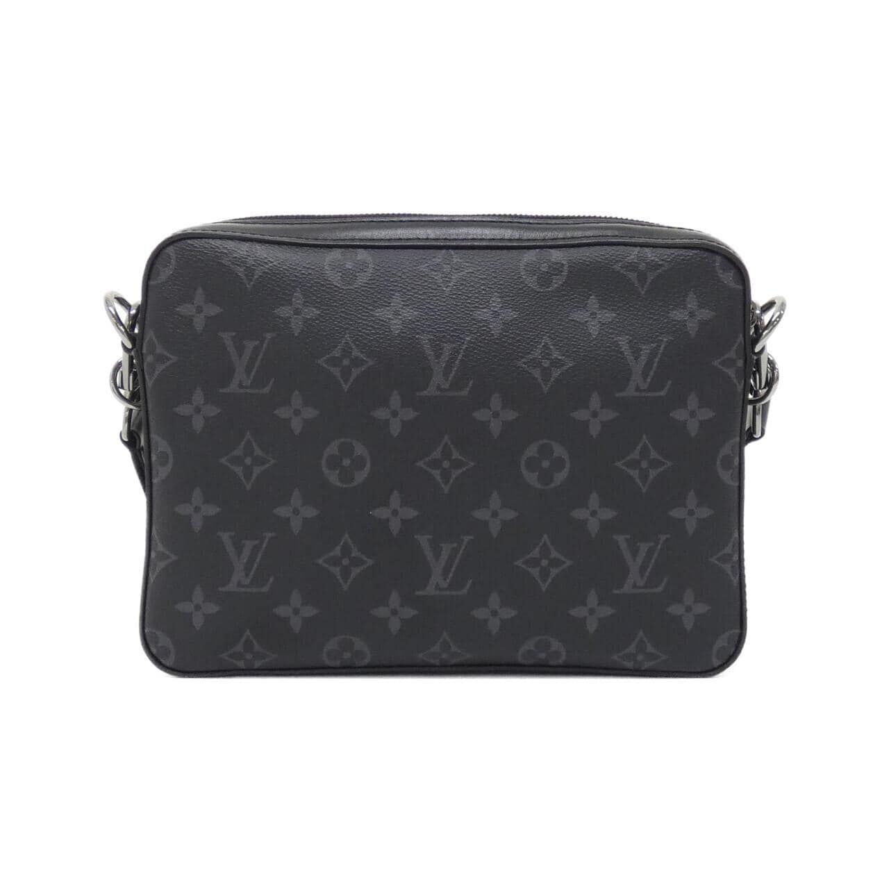 LOUIS VUITTON Monogram Eclipse Reverse Trio 郵差包 M69443 單肩包