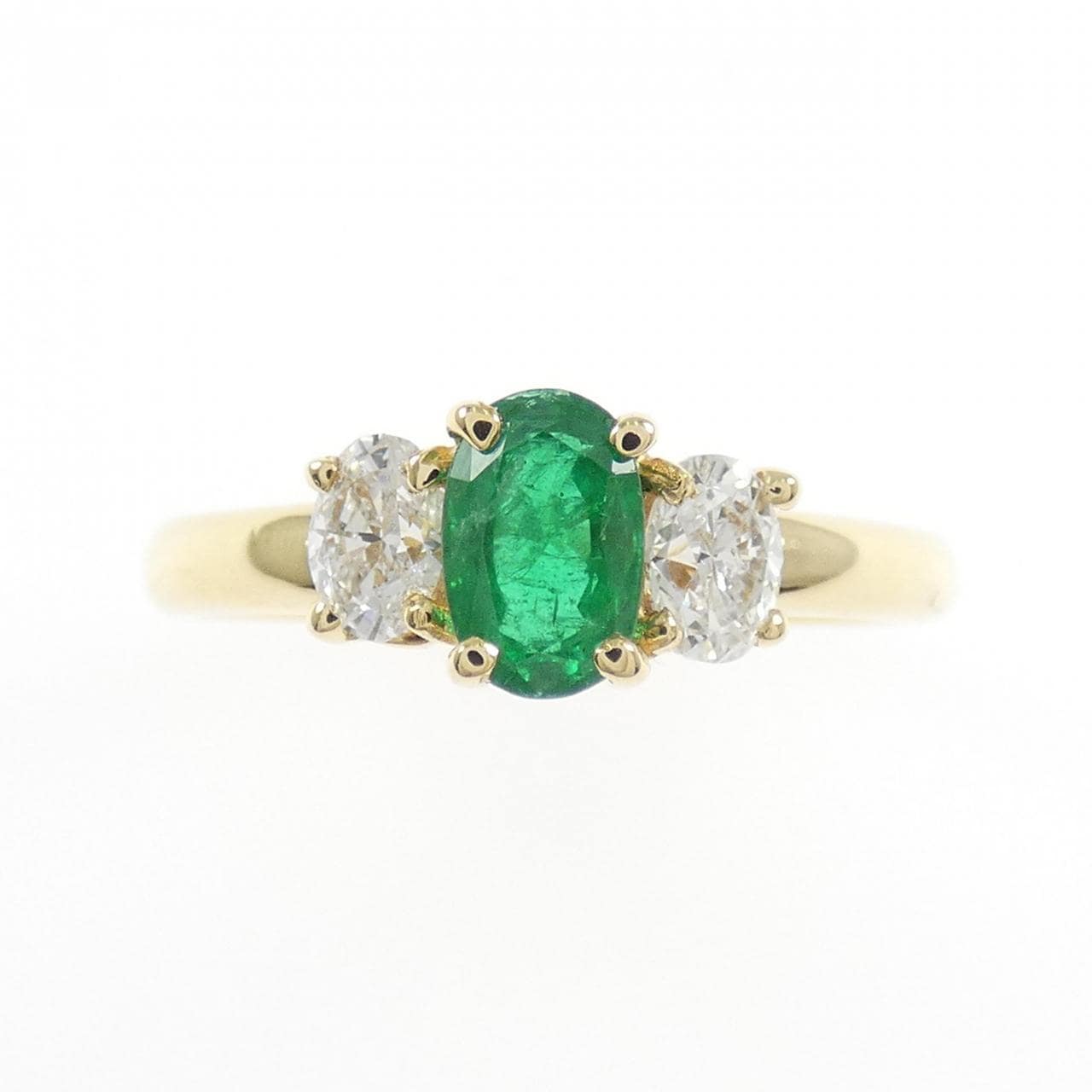 クイーン エメラルド リング 0.50CT