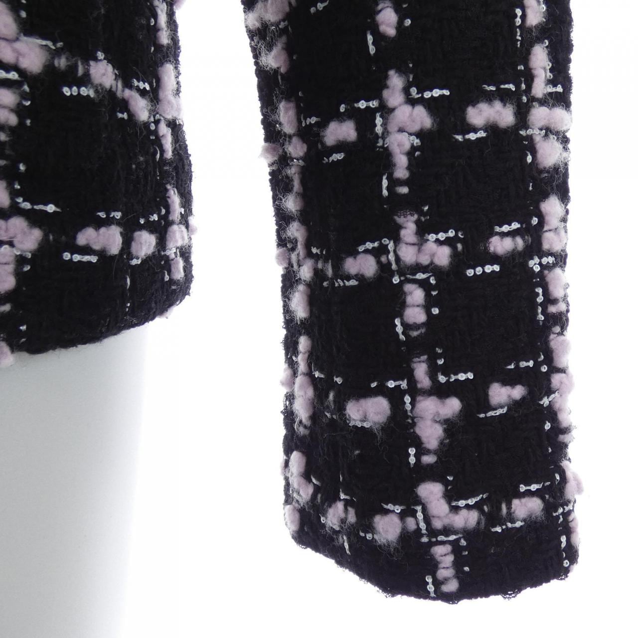 シャネル CHANEL LOOK12 P80405V72615 25B ノーカラージャケット