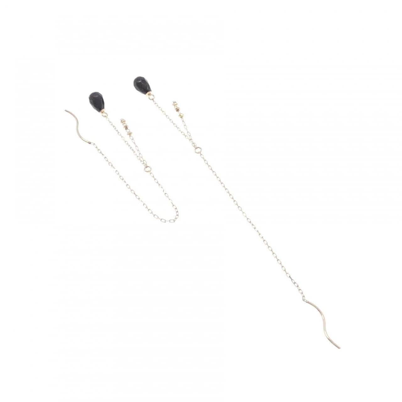 K10YG ガラス ピアス