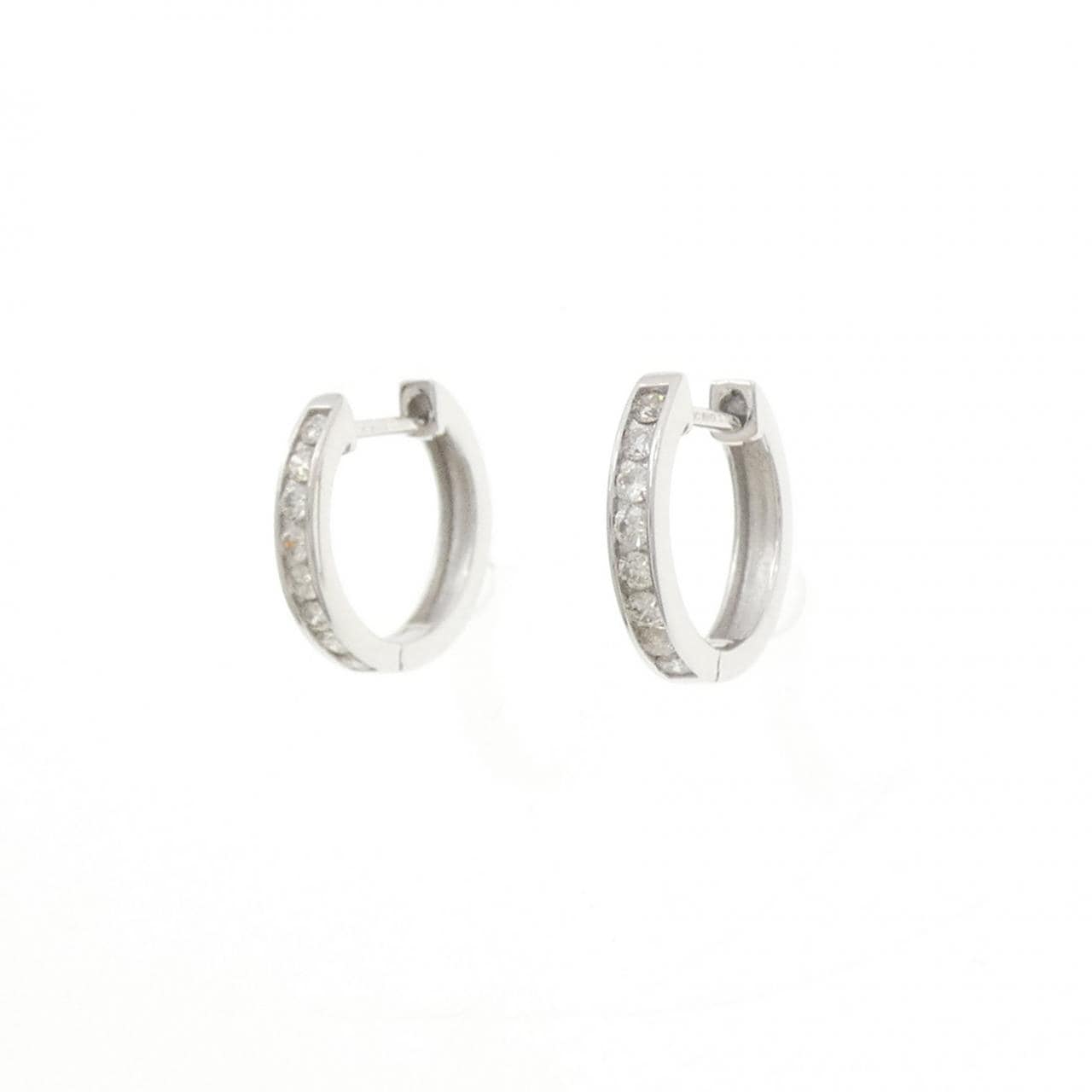 K18WG ダイヤモンド ピアス 0.20CT