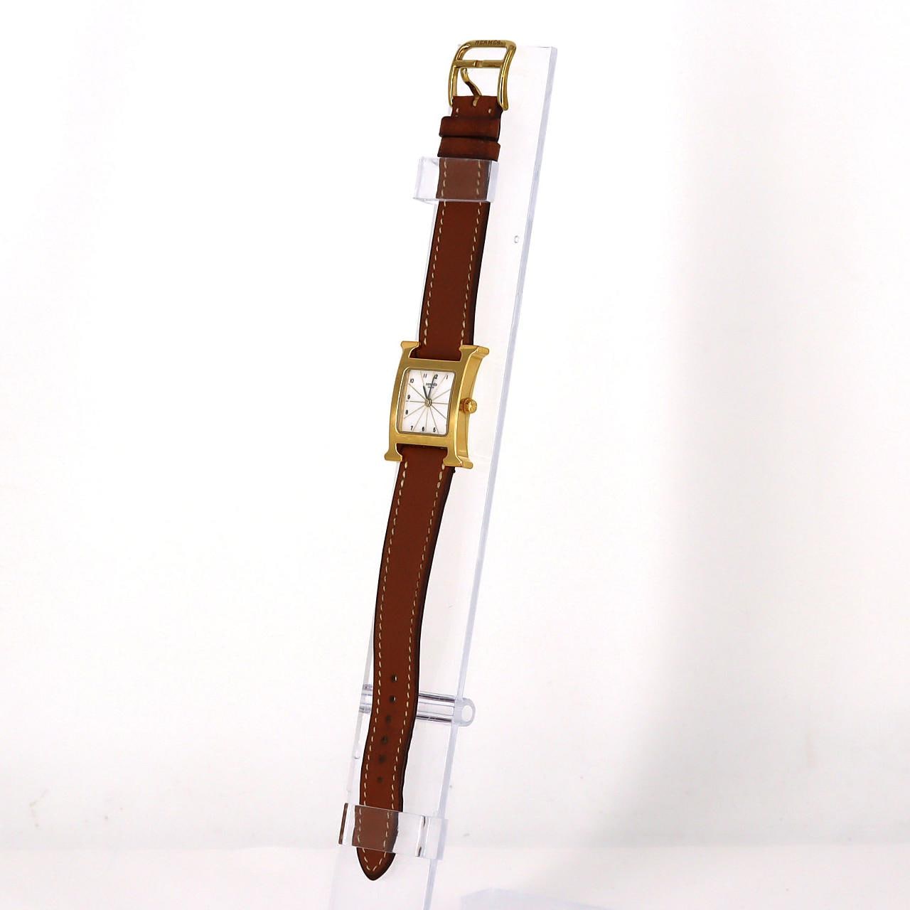 【ノーメンテナンス還元価格】エルメス Hウォッチ GP HH1.201 GP クォーツ